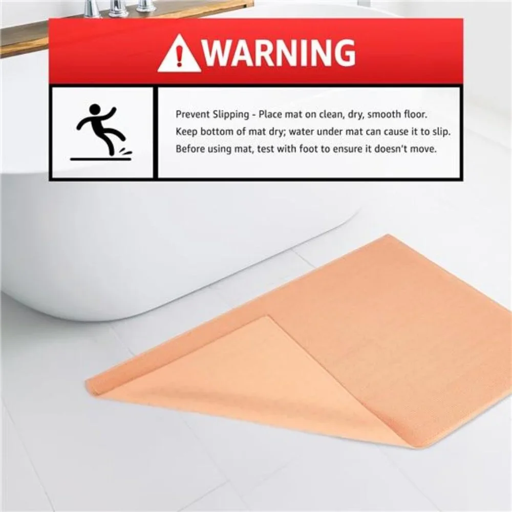 New Bath Rug, 20 in 34 in 100% Cotton Bath Mats Rugs for Bathroom
